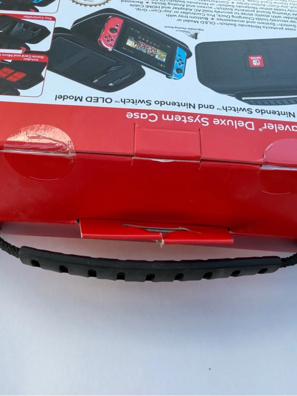 Nintendo Switch Black and Red Game Traveler Deluxe System Case